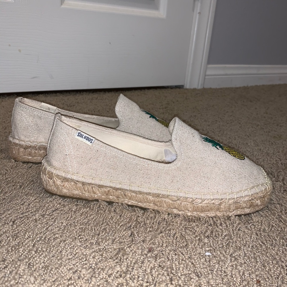 Soludos Pineapple Canvas Slipper Espadrilles - image 5